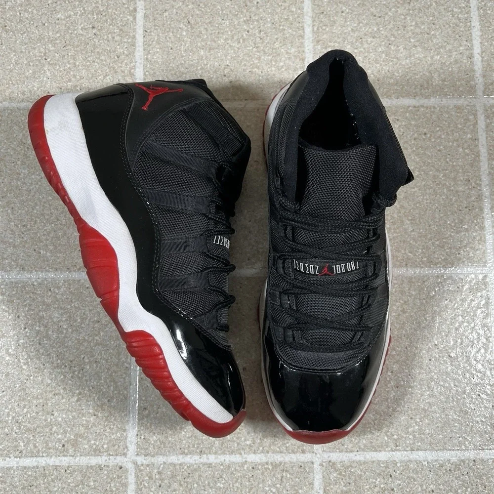 Nike Air Jordan 11 Retro Countdown Pack CDP Playoff Bred 2008 Size 9.5 Mens
